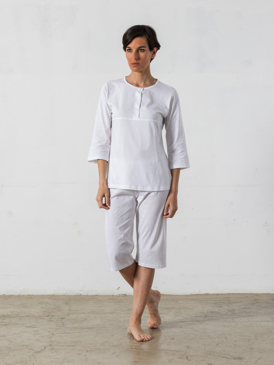 2-piece short pyjama, 3/4-sleeved T-shirt - Oncohelp