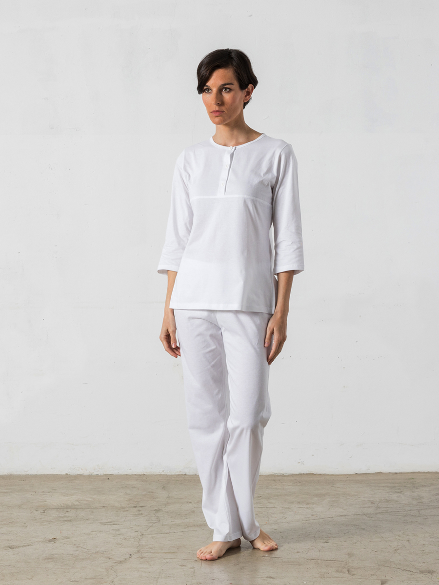 2-piece long pyjama, 3/4-sleeved T-shirt - Oncohelp